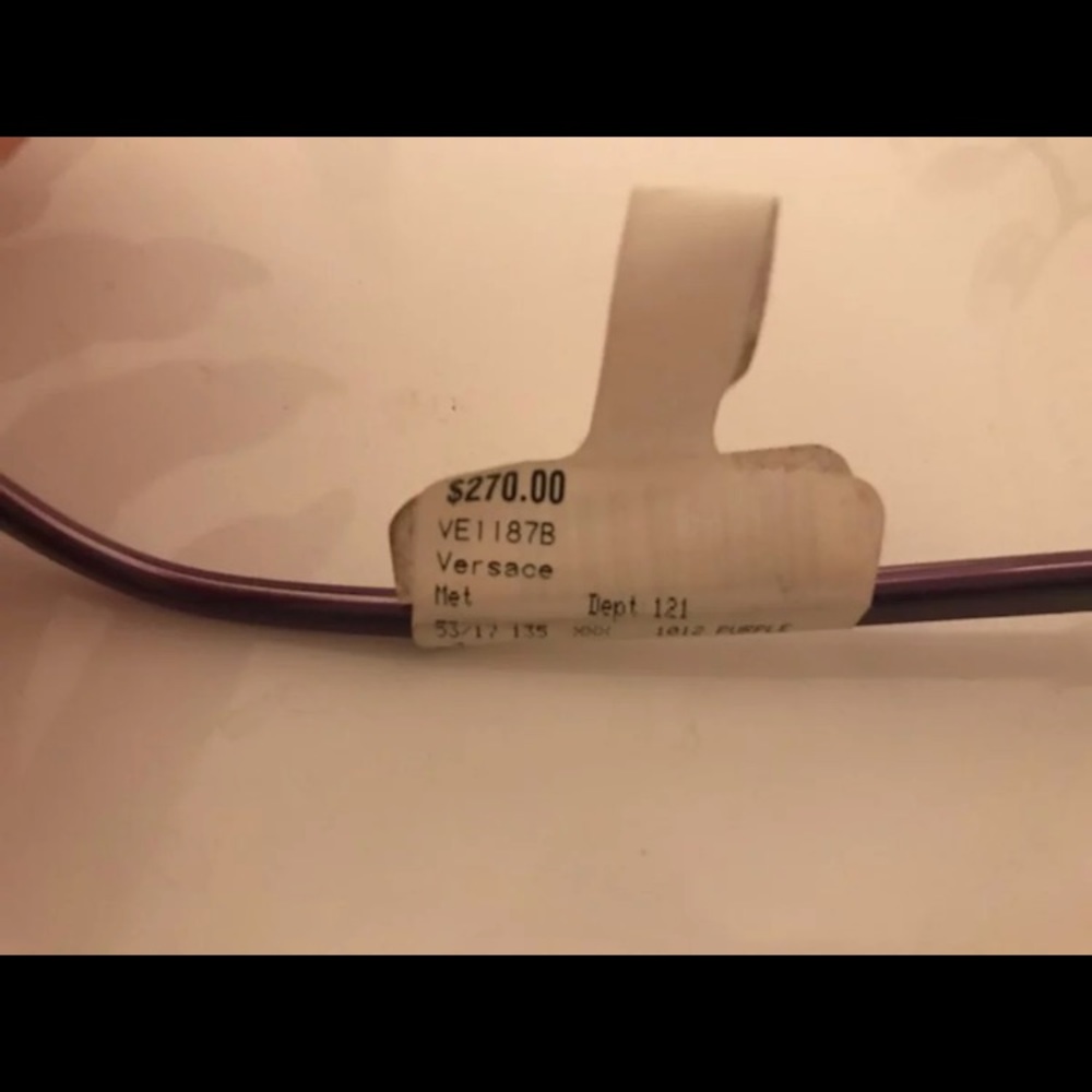 Authentic Versace eyeglass frames purple - Picture 5 of 5